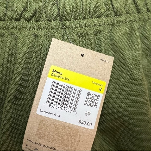 NWT Nike Men's Rough Green Dri-FIT Knit Hybrid 9" Training Shorts Size Small - Picture 13 of 13
